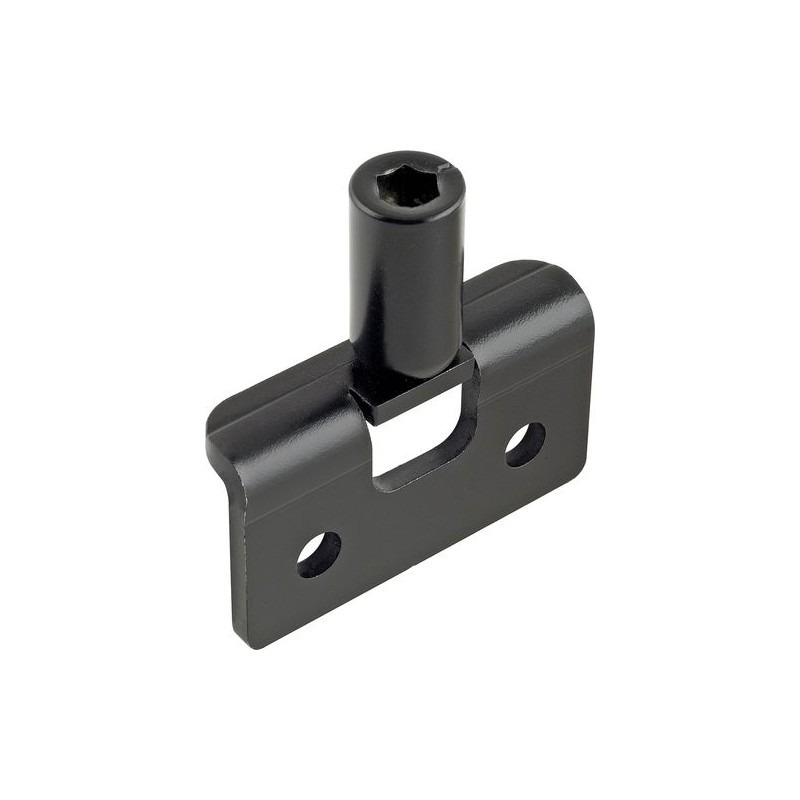 AGB H009015393 perno di chiusura abaco per persiane montaggio a filo nero 14mm