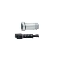 Hoppe 2285396 Accessori Set canotto/scrocco HCS Hcs-Zu HCS FALLENSET F1 alluminio aspetto argento 