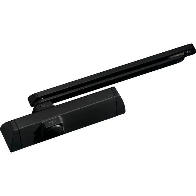 Dormakaba 10200419 Chiudiporta TS 90 Impulse EN 3/4 con slitta di scorrimento, Nero