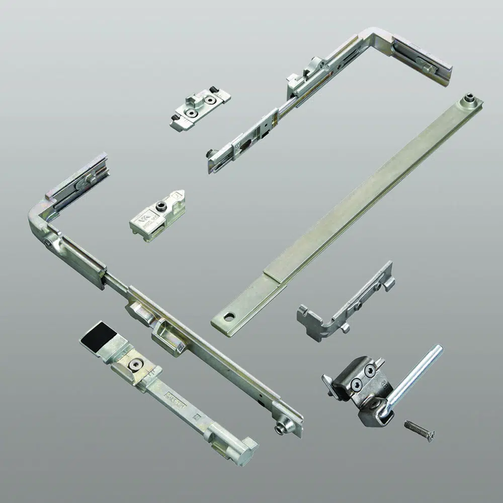 Savio 3200.2R Gruppo Base con Fulcro Orizzontale per Ribalta Profilo CU Destra Finitura Bianca