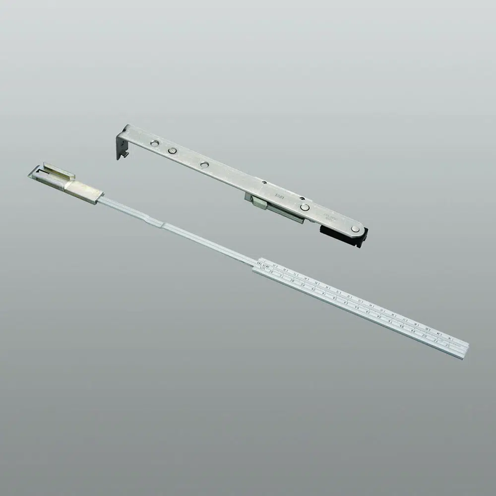 Savio 3200.750R Braccio Corto Destro Ribanta 5 per Ribalta LBB 360-509mm Finitura Zincata Bianca