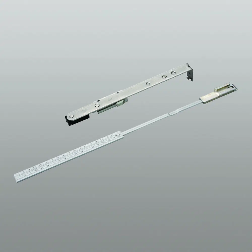 Savio 3200.750L Braccio Corto Sinistro Ribanta 5 per Ribalta LBB 360-509mm Finitura Zincata Bianca