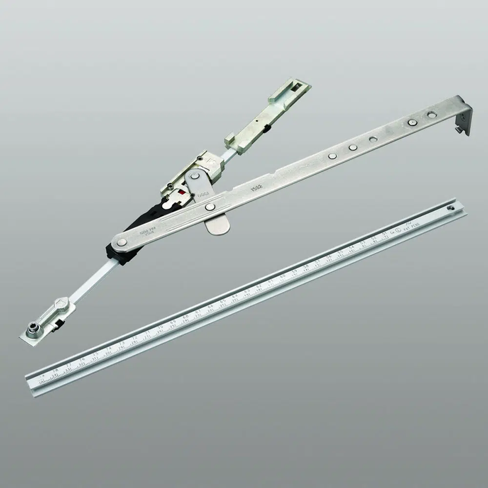 Savio 3200.751L Braccio Standard Sinistro Ribanta 5 per Ribalta LBB 510-794mm Finitura Zincata Bianca