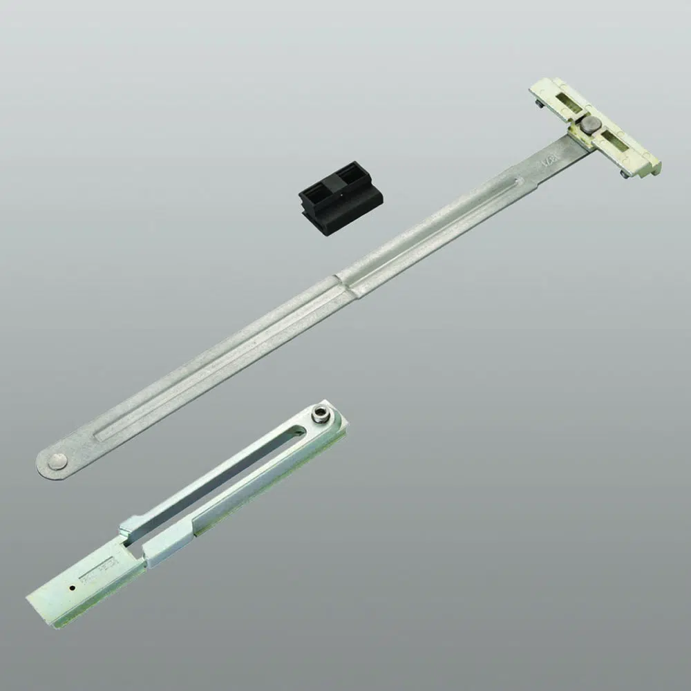 Savio 3200.800R Braccio Supplementare Destro Ribanta 5 per Ribalta LBB Superiore a 1200mm Finitura Zincata Bianca