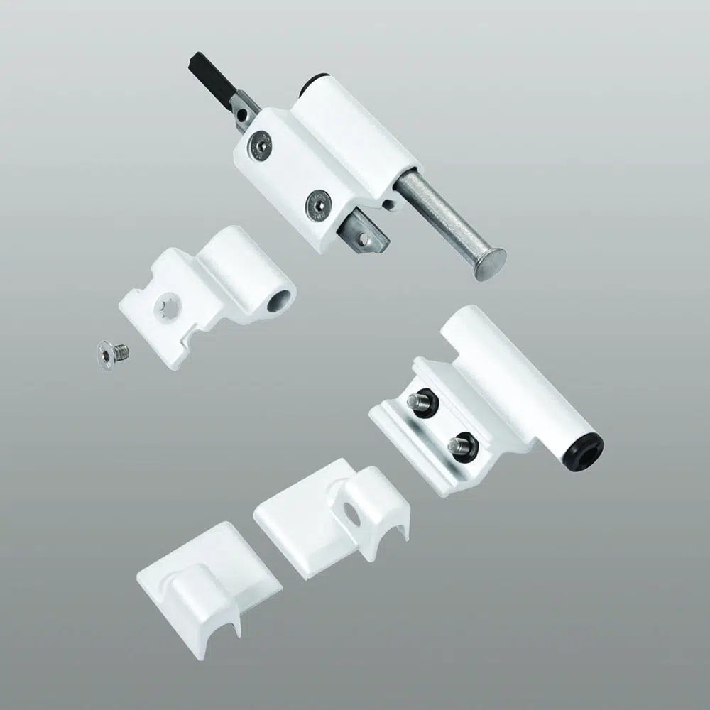Savio 3200.709 Kit Cerniere Ribanta 5 per Ribalta Ambidestre Portata 110Kg Finitura Verniciato Avorio