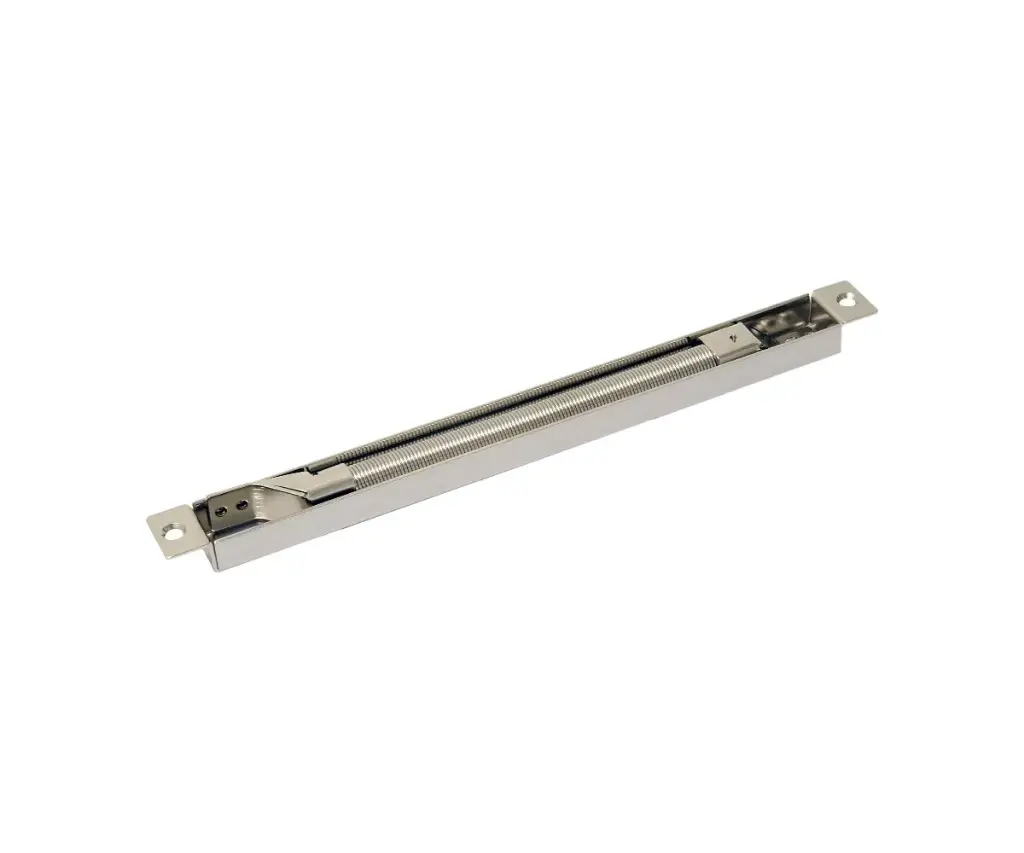 Opera 08600 Passacavo Scomparsa per Porta Blindata con Vaschetta Dimensione Incasso 260x25x17mm Completo di Molla Flessibile Acciaio Finitura Cromato