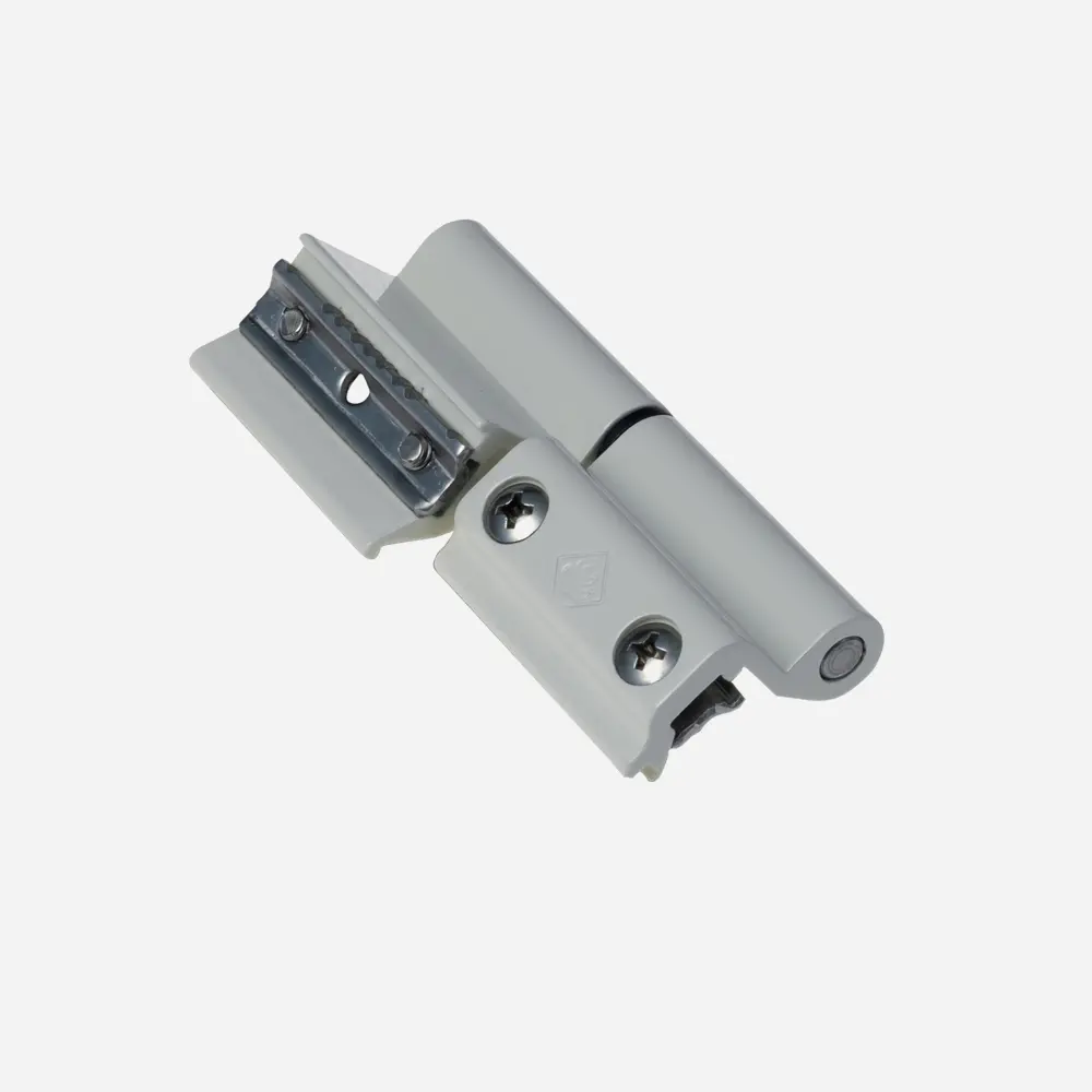 Master 9616R7001.3 Slim Rapid Cerniera per Porte Registrabile con Piastrina ad Infilare 2 Ali Grigio