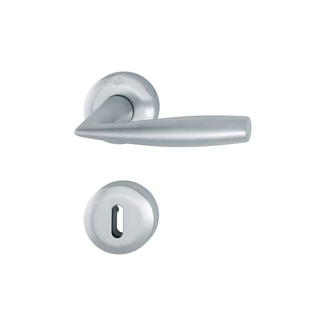 Hoppe 2829453 Grt. con rosetta Vitóri M1515/23K/23KS F41-R cromo satinato - Resista® 