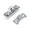 AGB A44805CP00 Cerniera Centrale Artech per Serramento in Alluminio Ambidestra Profilo Camera Europea Interasse 13mm Zama Finitura Argento