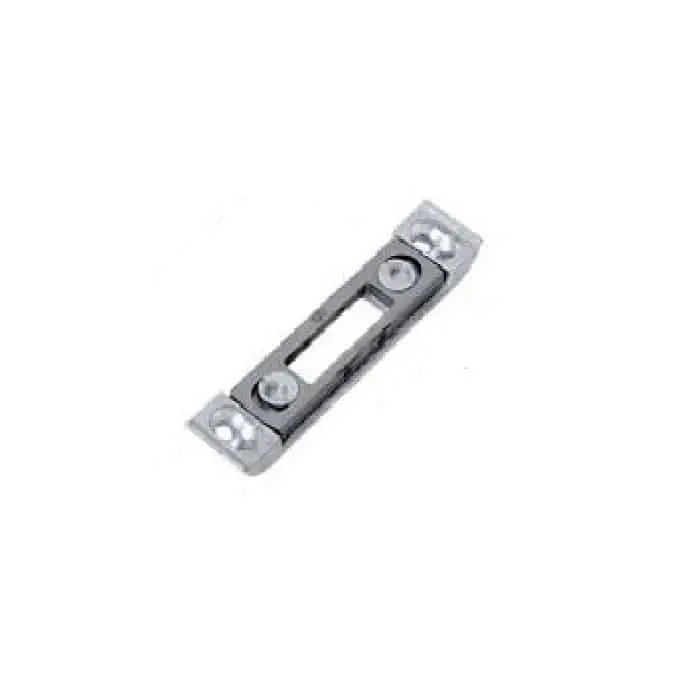 AGB A480100154 Incontro Registrabile con Piastrino in Acciaio, 18x82x8mm Aria 4mm Asse 9mm