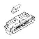 Giesse 01348000K Incontro Singolo per Terminali e Nottolini Profilo CU Registrabile +0,8mm Zama Finitura Silver