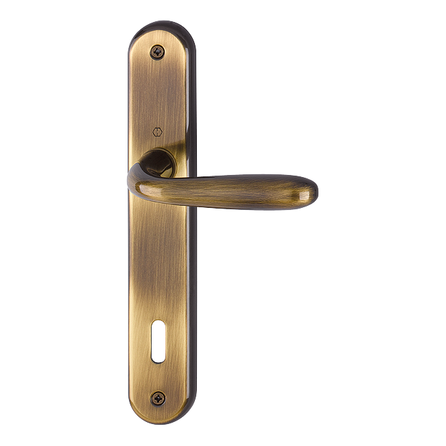 Hoppe 1997720 Grt. con placca Santia M1740/332P F73 ottone bronzato 