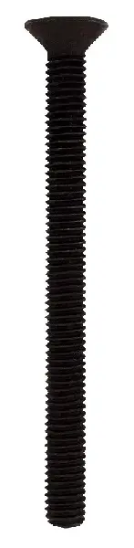 Friulsider 20700F0608000 Vite TPSEI per Defender Testa Svasata Piana Esagonale Confezione 100pz 4,8 M6x80 Brunita Nera