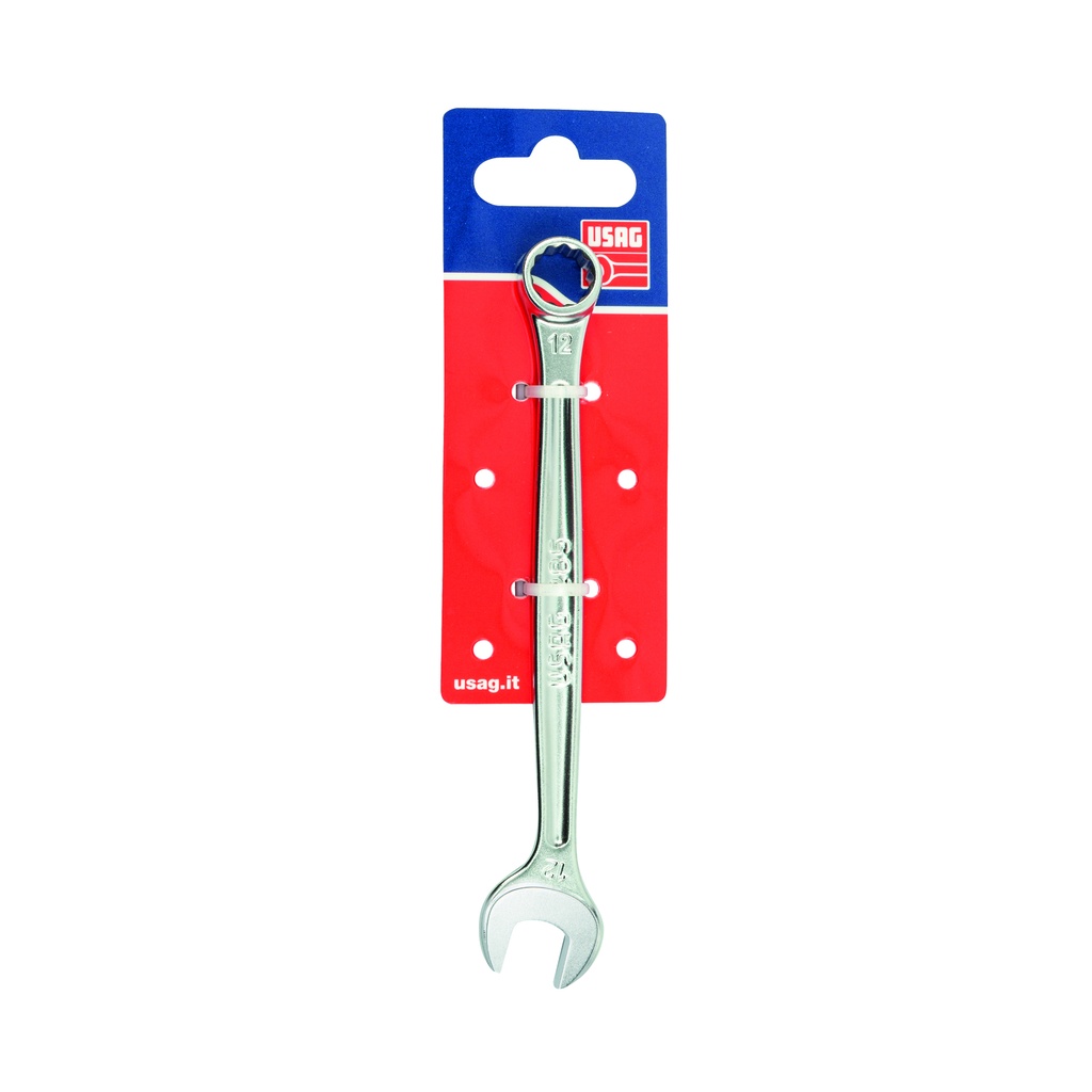 Usag U02850705D Chiave Combinata con Testa Ribassata e Forchetta Inclinata da 10mm