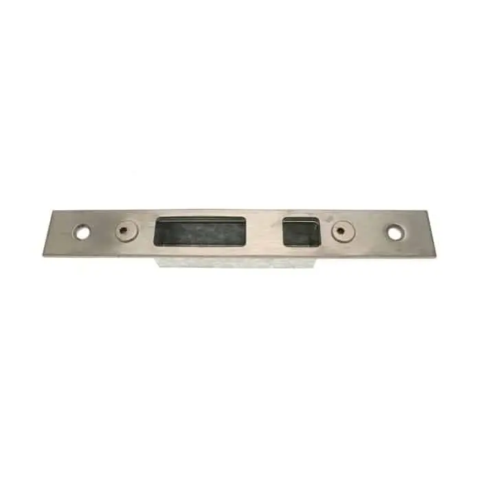 Iseo 033169 Contropiastra Chiusa Regolabile per Deviatori a Gancio Multiblindo 24x3x180mm Acciaio Inox
