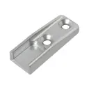 AGB A51401EB02 Incontro Nottolino Artech per Serramento in Alluminio-Legno Sede 24-37mm Dimensione 46x21x8mm Zama Finitura Argento