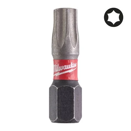 Milwaukee 4932430885 Bit per Avvitatori Shockwave TX30 x 25mm - 2 Pezzi