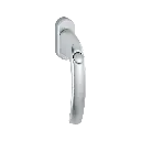 Hoppe 2413474 Martellina DK con chiusura Atlant 0530SV/U26 F1 alluminio aspetto argento 