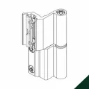 Giesse 00128480U Cerniera Flash Base per Finestra Profilo Erre 40-50 Altezza 93mm Portata 75-85Kg Alluminio Finitura Verde Muschio