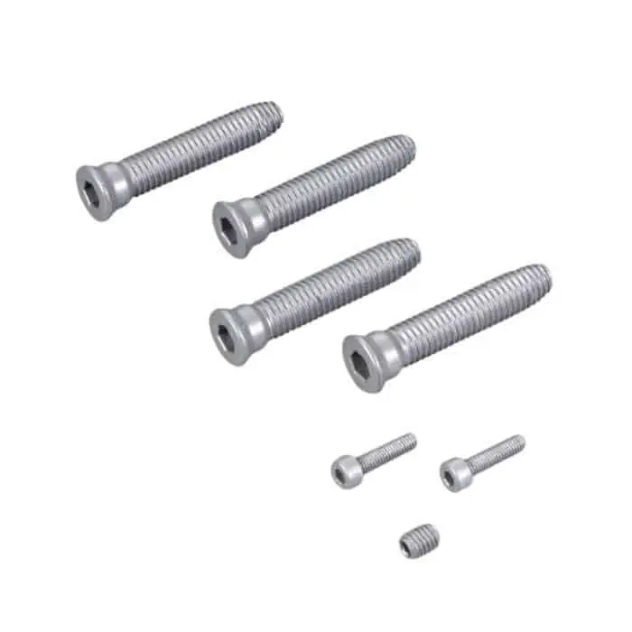 Savio 1145.745 Kit Fixia per Fissaggio Cerniera 2 Ali Mechanica Lunghezza Vite 63mm