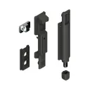 Giesse 02111010N Catenaccio Giap per Anta Ribalta Profilo CU Registrabile + 0,8mm Poliammide e Acciaio Finitura Nero
