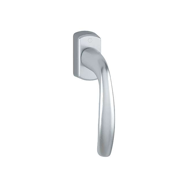 Hoppe 3754924 Martellina DK Newyor 0810/US10 F1 alluminio aspetto argento 