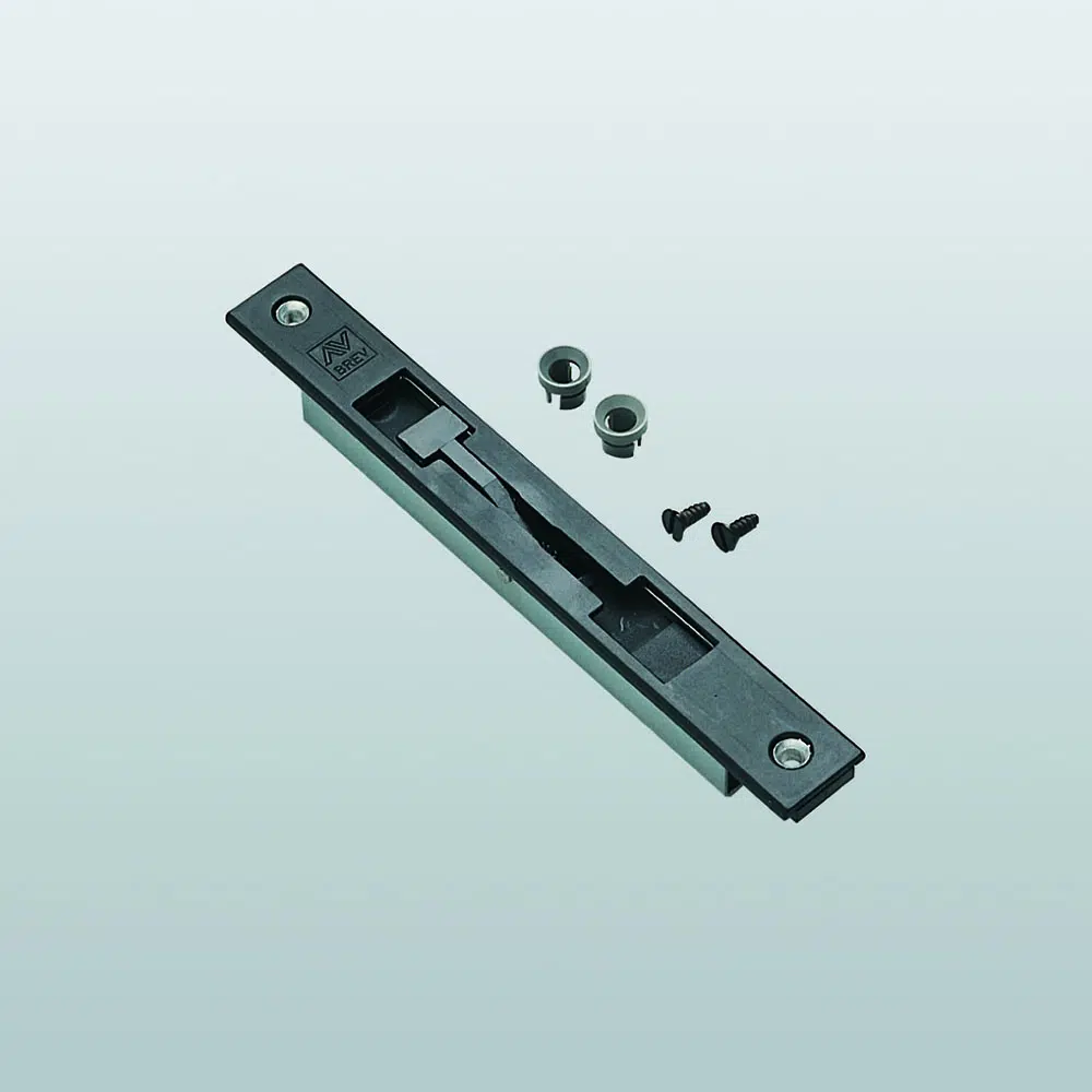 Savio 1530/16 Paletto a doppia mandata Duplal Frontale 16mm Finitura Nero Anodizzato