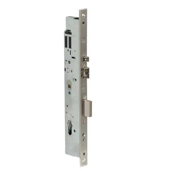 Cisa 19225350 Serratura Elettrica Multitop Pro E35 per Montante Laterale Foro Sagomato 2 Mandate Frontale 22 x 348 Autobloccante