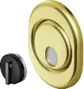 Disec MRM29B-20D1 A2 Protezione Magnetica Profondità 18mm per Porte Blindate per Cilindro Europeo con 5 Chiavi Magnetiche - Classe 4 Ottone