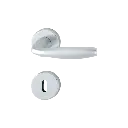 Hoppe 3292061 Grt. con rosetta Newyor 1810/42K/42KS F1 alluminio aspetto argento 