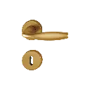 Hoppe 3292109 Grt. con rosetta Newyor 1810/42K/42KS F4 alluminio aspetto bronzo 