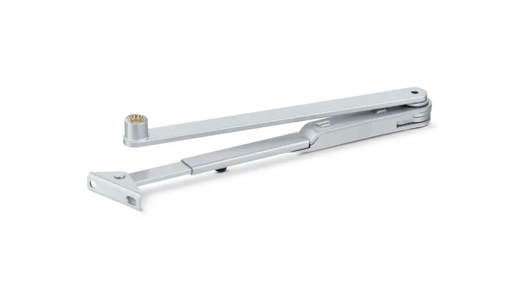 Geze 102454 Braccio V TS 2000/4000 Con Fermo Argento 