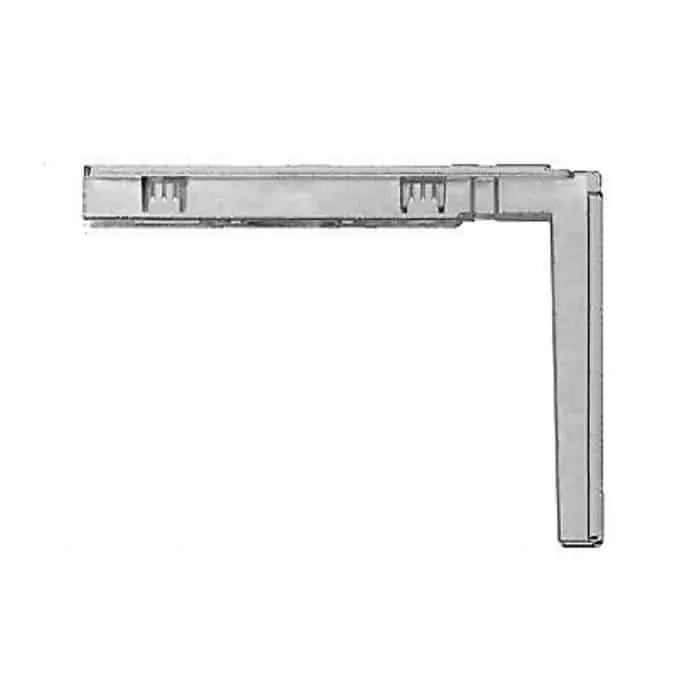 AGB A510501612 Corpo Superiore Artech per Articolazione Cerniera Seconda Anta Zama Finitura Argento