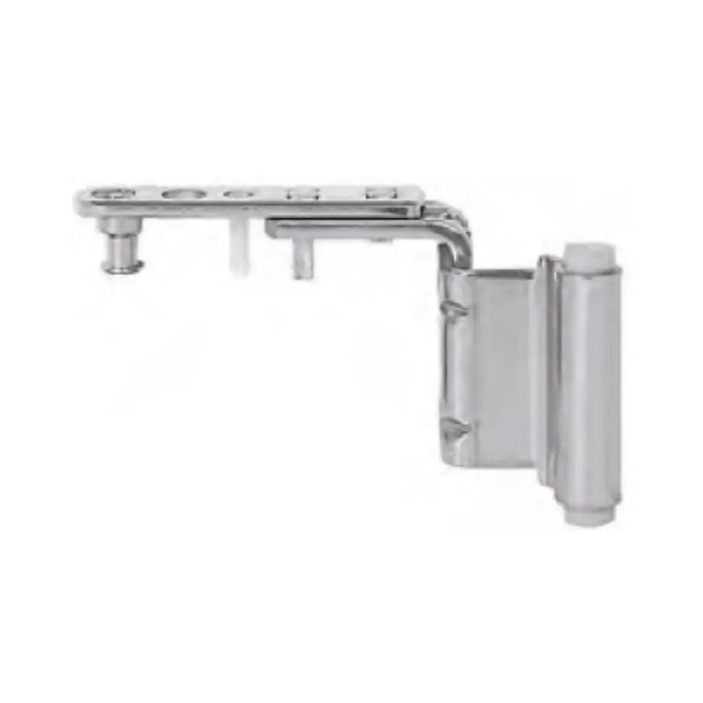 AGB A510073601 Articolazione Superiore Artech per Serramento in Pvc o Alluminio Destro Interasse 13mm Battuta 20mm Acciaio Finitura Argento