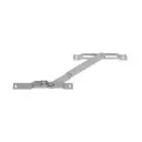 AGB A505450000 Forbice per Vasistas Artech per Cremonese Variabile Lunghezza 237mm Apertura 115mm Acciaio Finitura Argento