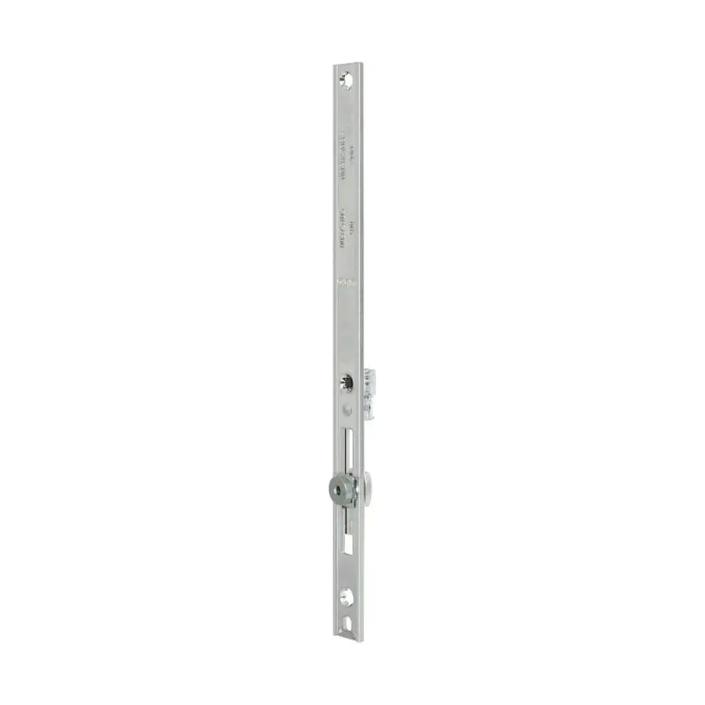 AGB A504010002 Terminale Superiore Artech per Serramento Lunghezza 400mm 1 Nottolino a Fungo non Rasabile Acciaio Finitura Silver