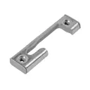 AGB A514DX0568 Incontro Ribalta Artech per Serramento in Alluminio e Legno Destro Aria 12mm Interasse 9mm Dimensione 85x18x8,5mm Acciaio Finitura Argento