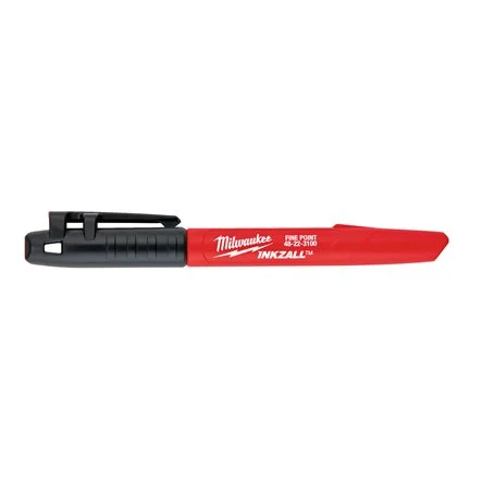 Milwaukee 48223100 Set Pennarello Indelebile Punta Fina Nero
