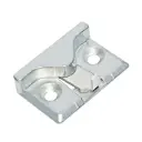 AGB A51400CR24 Incontro Microventilazione Artech per Serramento in Alluminio e Legno Aria 12mm Interasse 13mm Dimensione 36x22x8mm Zama Finitura Argento