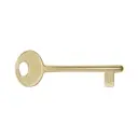 AGB B005020703 Chiave Patent per Serratura da Interni Cifratura 7 Zama Finitura Ottonato