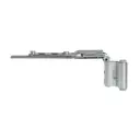 AGB A510012401 Articolazione Superiore Artech per Serramento in Legno Destro Interasse 9mm Battuta 18mm Acciaio Finitura Argento