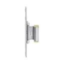 AGB A511012401 Cerniera Centrale Registrabile Artech Serramento in Legno Interasse 9mm Battuta 18mm Zama Finitura Argento