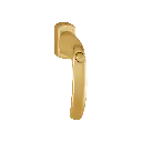 Hoppe 3508221 Martellina DK con chiusura Newyor 0810SV/U10 F3 alluminio aspetto oro 