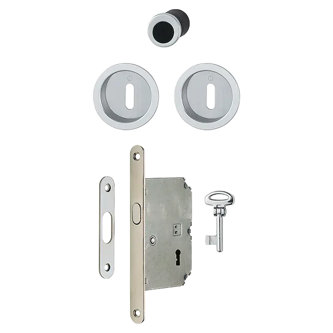 Hoppe 3947902 Spazio Kit/Accessori Beta 4920 F94-1 alluminio aspetto cromo satinato 