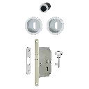 Hoppe 3947929 Spazio Kit/Accessori Beta 4920 F1 alluminio aspetto argento 