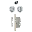Hoppe 3948032 Spazio Kit/Accessori Beta 4920 F94-1 alluminio aspetto cromo satinato 