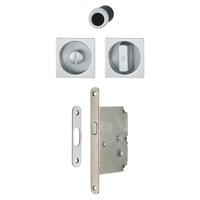 Hoppe 3948251 Spazio Kit/Accessori Beta 4921 F94-1 alluminio aspetto cromo satinato 