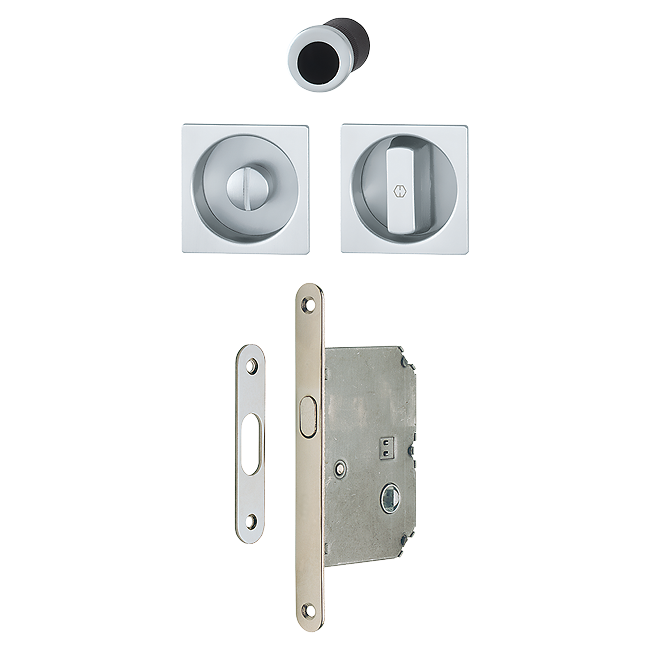 Hoppe 3948278 Spazio Kit/Accessori Beta 4921 F1 alluminio aspetto argento 