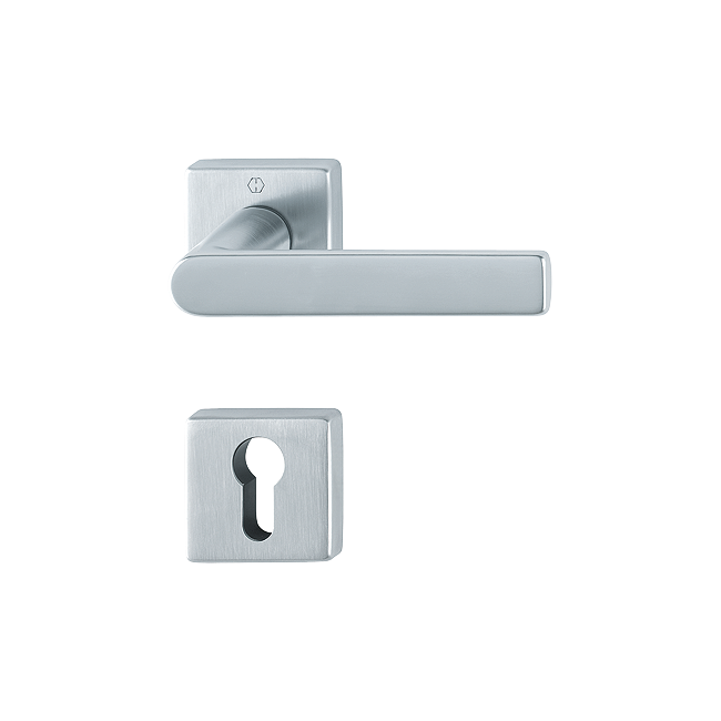 Hoppe 3719029 Grt. con rosetta Losang M1642/843K/843KS F41-R cromo satinato - Resista® 