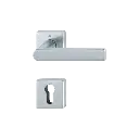 Hoppe 3719029 Grt. con rosetta Losang M1642/843K/843KS F41-R cromo satinato - Resista® 
